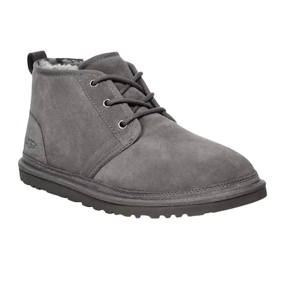 UGG Men's Neumel Suede Casual Boots Slippers in Grey Size 7